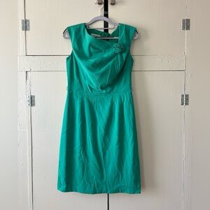 Dress barn green dress size 6 formal classy